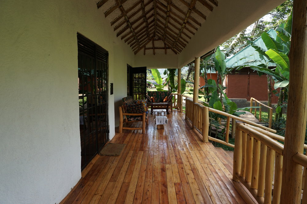 Noels Cottage balcony - Bwindi women's Lodge - Buhoma Sector